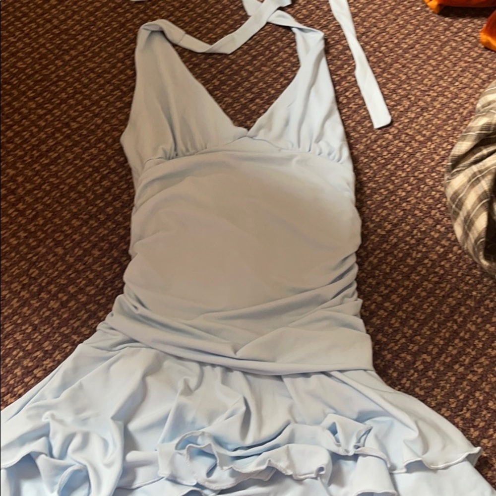 Blue dress